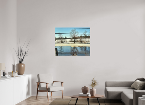 40 x 32″, Hahnemühle Fine Art Print Lines of Thaw