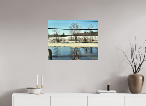 30 x 24″, Hahnemühle Fine Art Print Lines of Thaw
