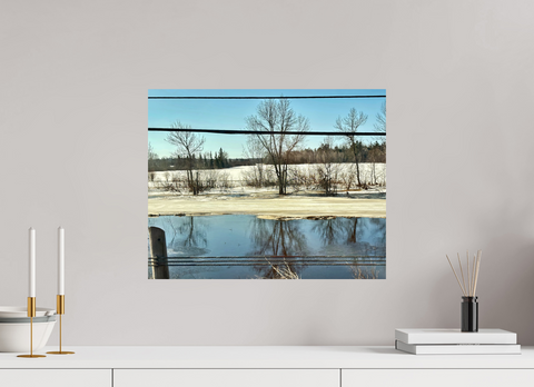 20 x 16″, Hahnemühle Fine Art Print Lines of Thaw
