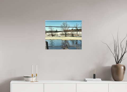 25 x 20″, Hahnemühle Fine Art Print Lines of Thaw